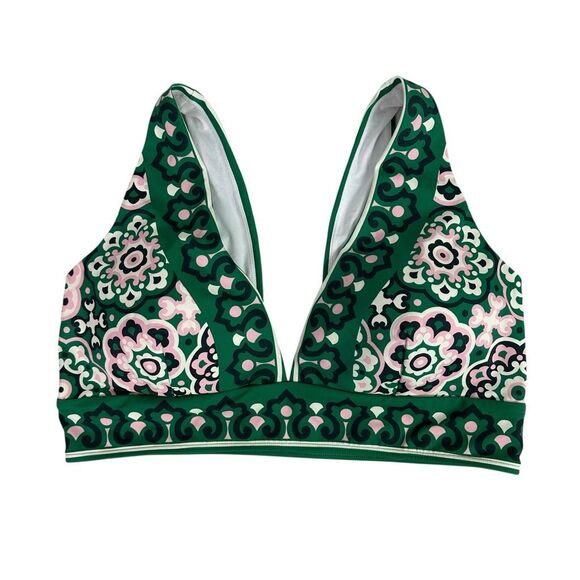 Boden Classic Bikini Bottom and Porto Top size 16-18 Green Artisan Geo - Picture 4 of 14